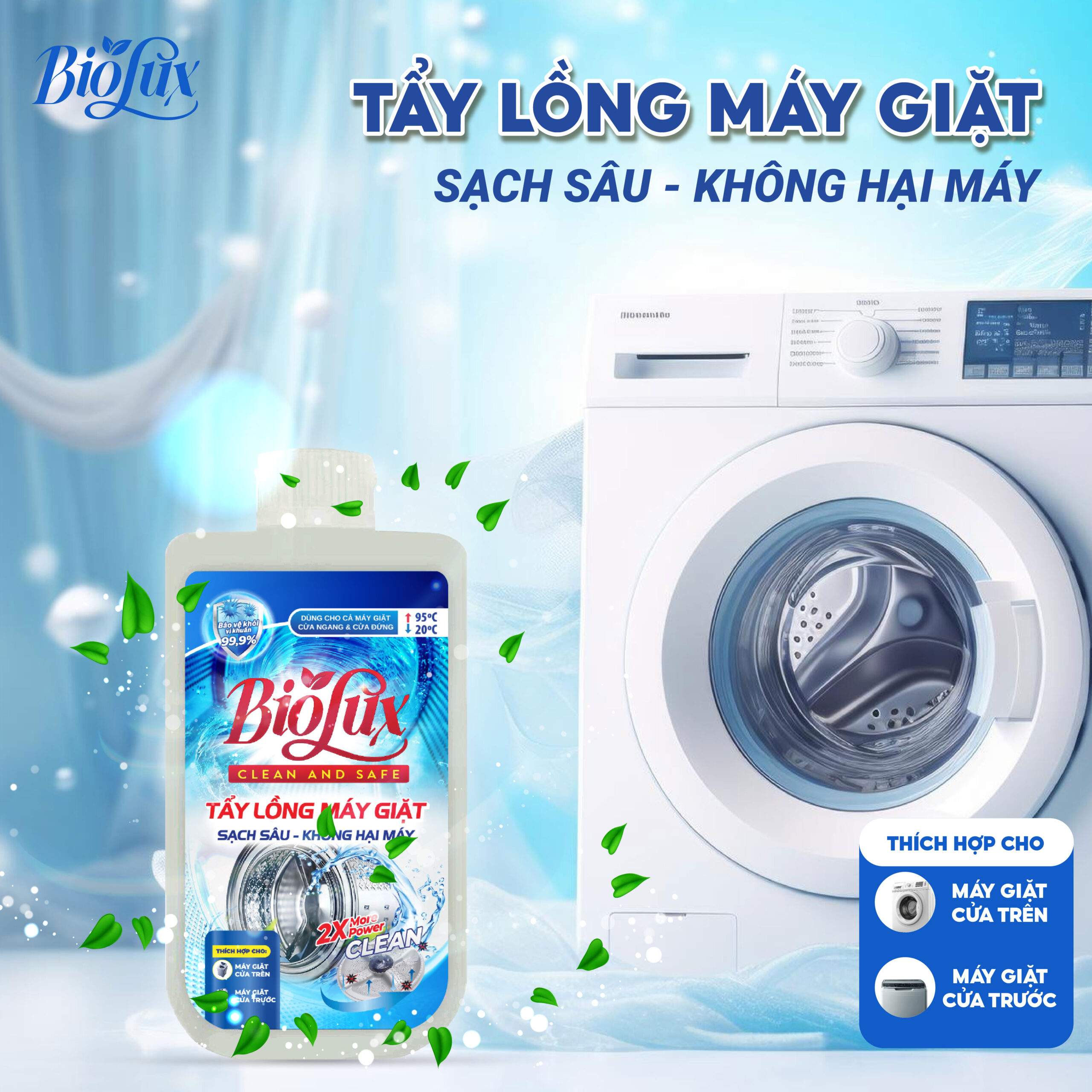 Tẩy Lồng Máy Giặt Biolux